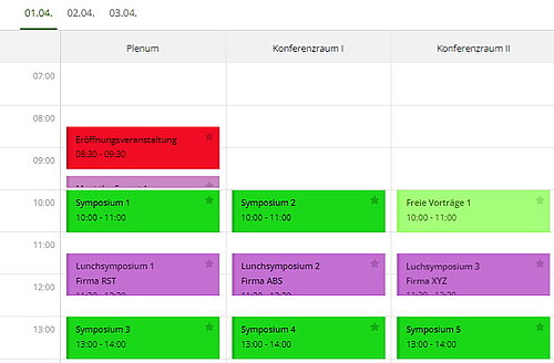 Beispiel Online-Programm